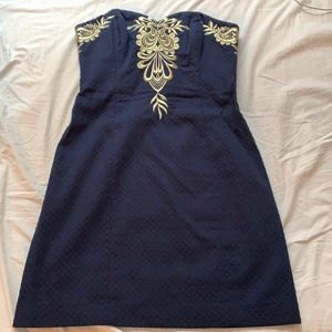 Lilly Pulitzer strapless dress size 2
